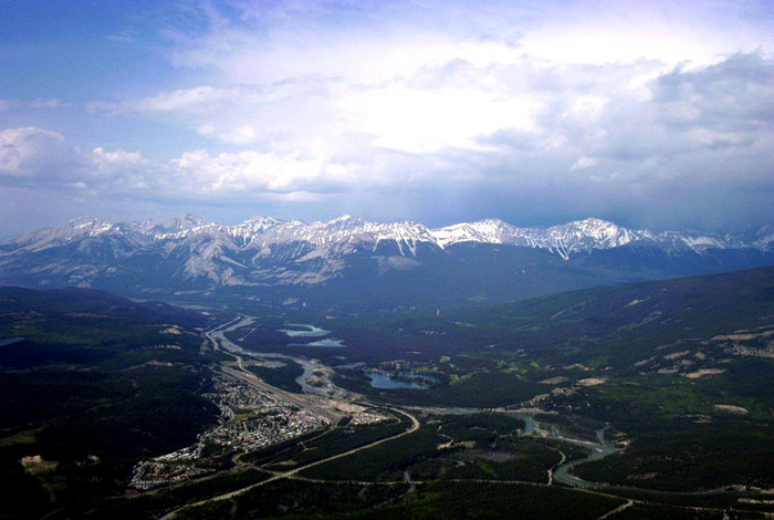 Blick auf Jasper / Alberta