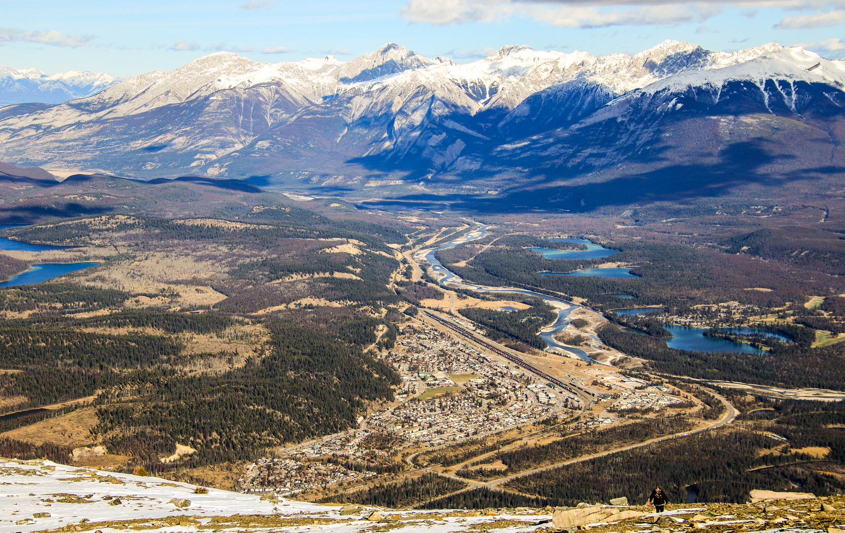 Blick auf Jasper vom Whistler