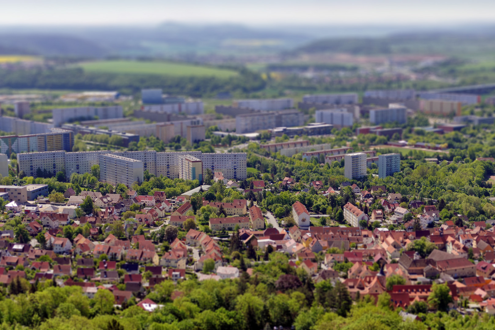 Blick auf Jena Lobeda