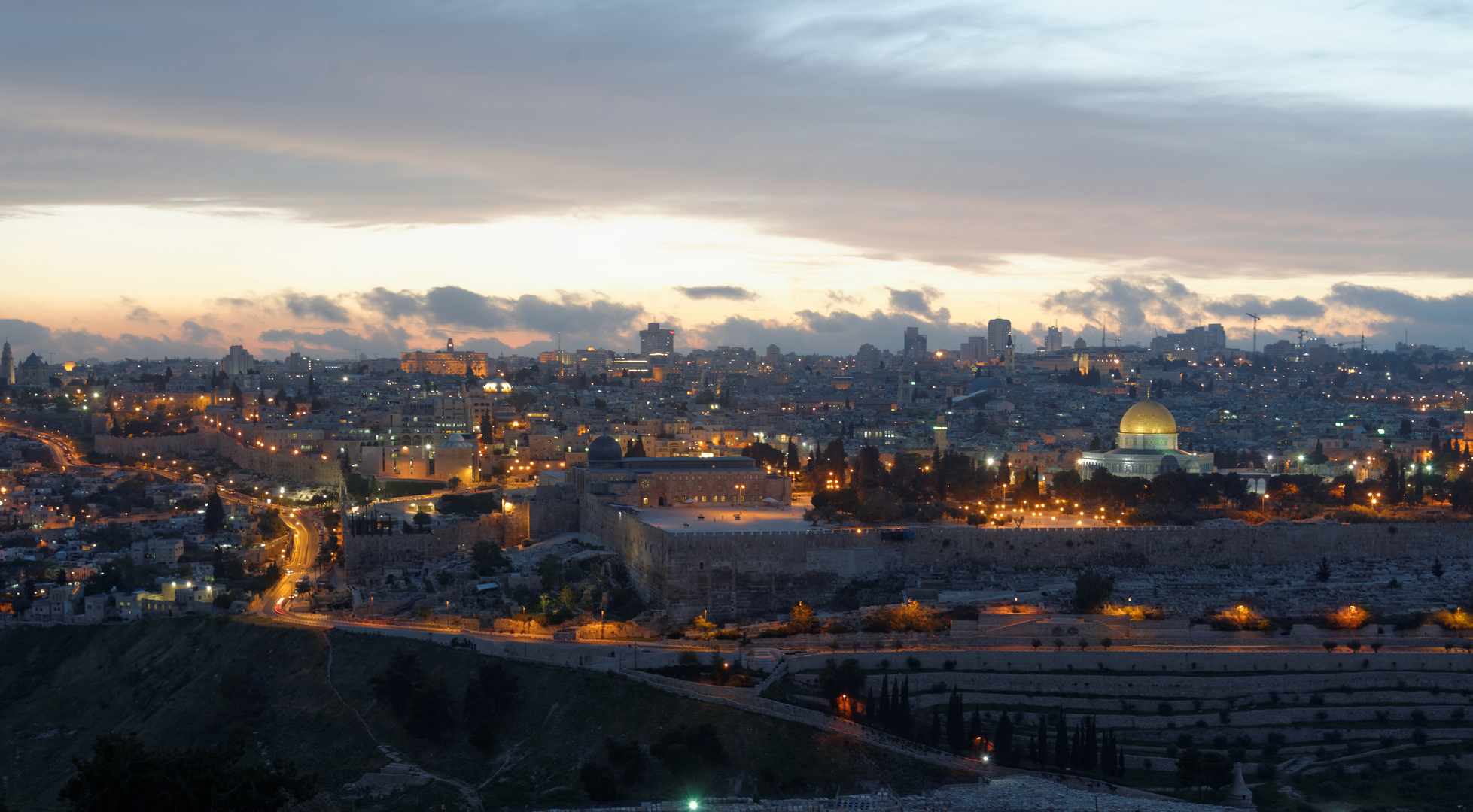 Blick auf Jerusalem