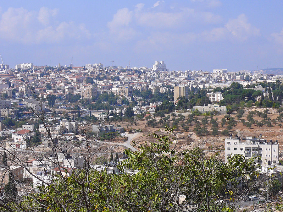 Blick auf Jerusalem