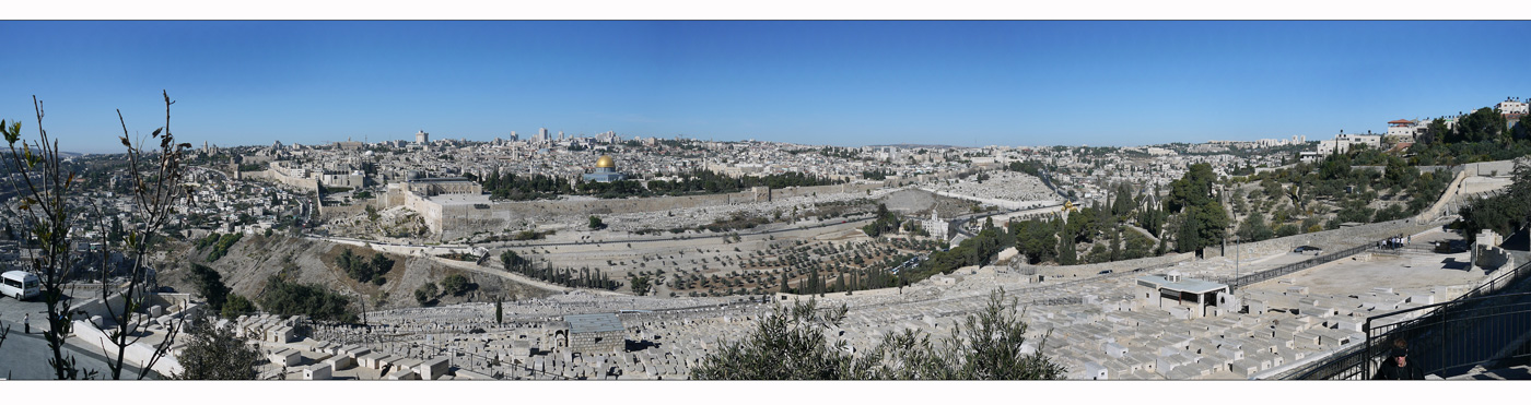 Blick auf Jerusalem