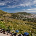 Blick auf Kapstadt, Signal Hill und Lion´s Head