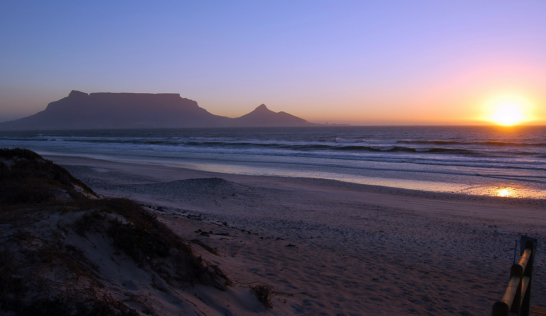 Blick auf Kapstadt und den Tafelberg