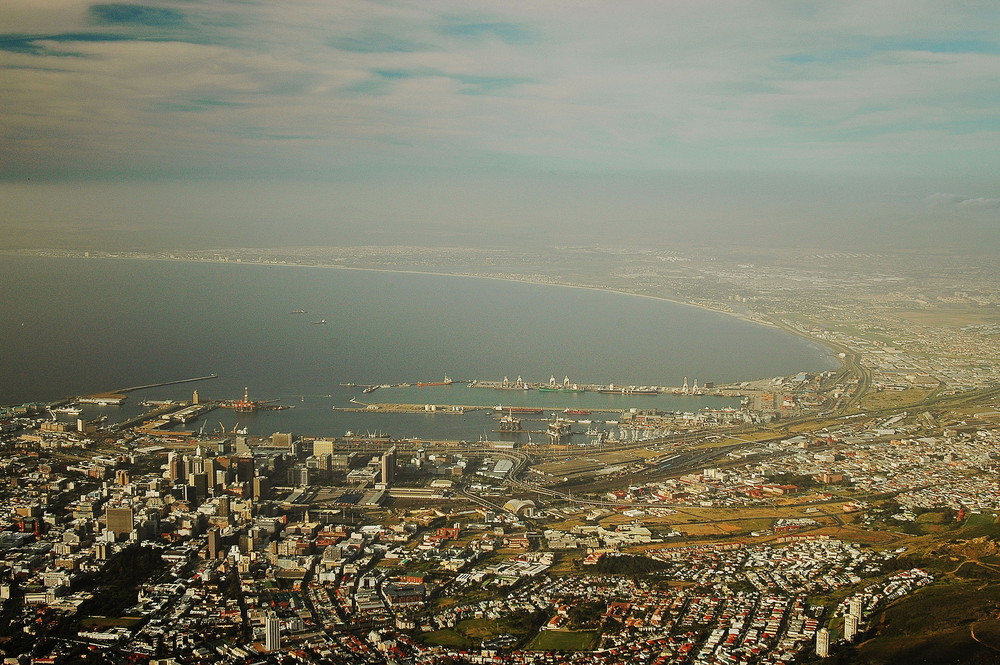 Blick auf Kapstadt vom Tafelberg 2