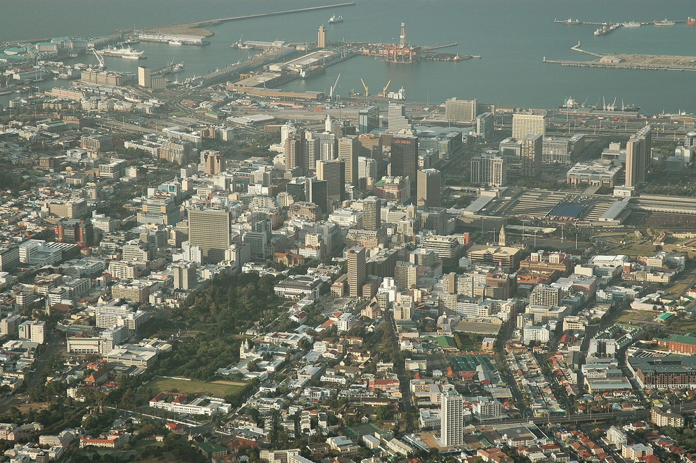 Blick auf Kapstadt vom Tafelberg