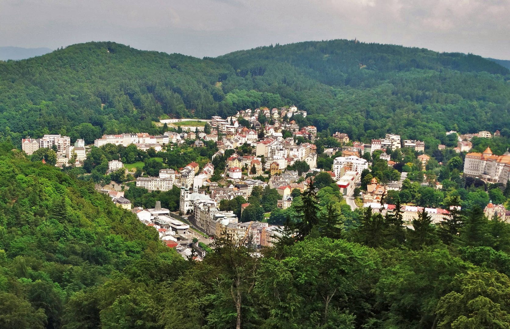 Blick auf Karlsbad