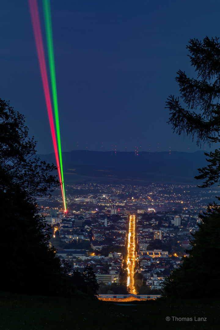 Blick auf Kassel - mit Laserscape