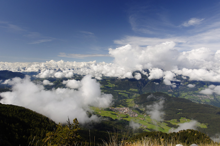 Blick auf Kastelruth