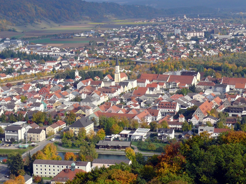 Blick auf Kelheim