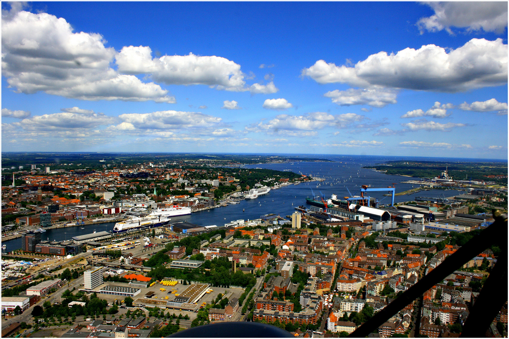 Blick auf Kiel