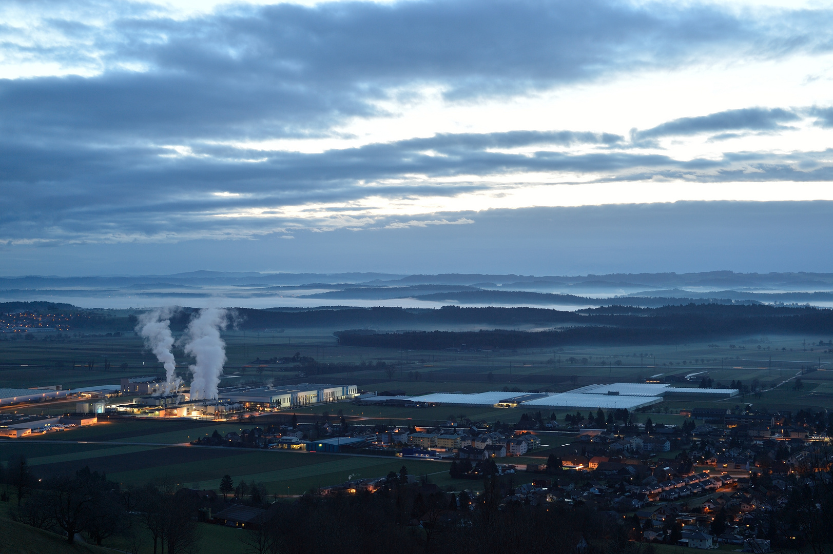 Blick auf Kimberly-Clark Niederbipp