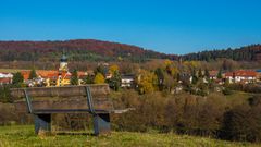 Blick auf Klapfenberg bei Parsberg