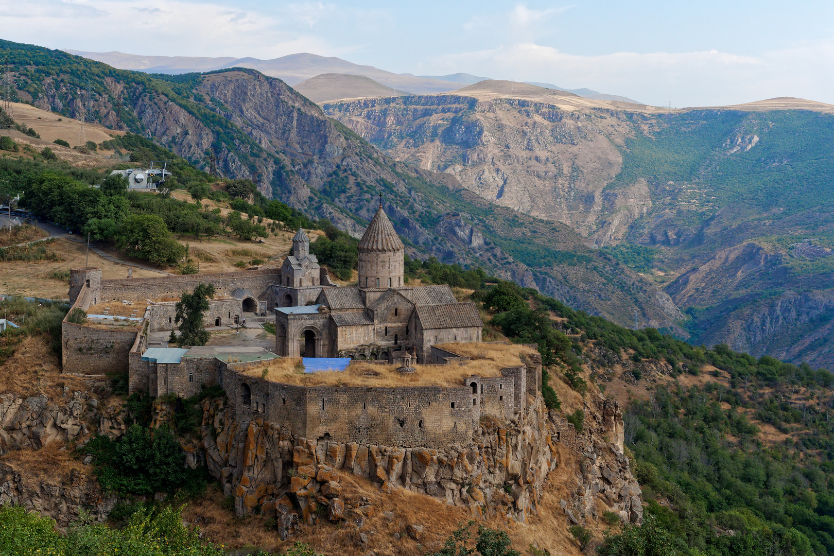 Blick auf Kloster Tatev