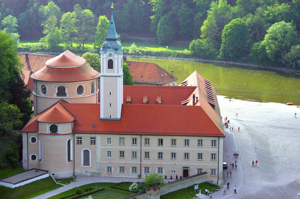 Blick auf Kloster Weltenburg