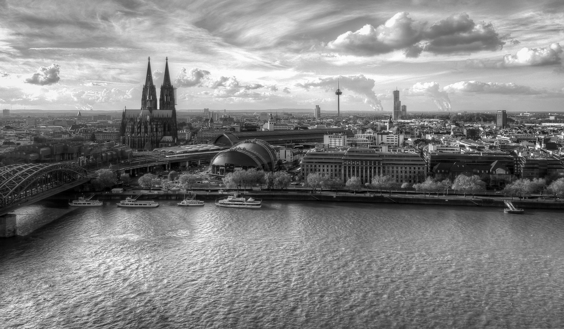 Blick auf Köln