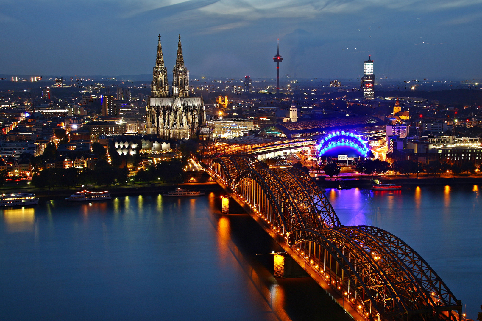 Blick auf Köln vom LVR-Turm aus