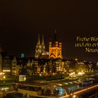 Blick auf Kölner Dom und Groß St. Martin