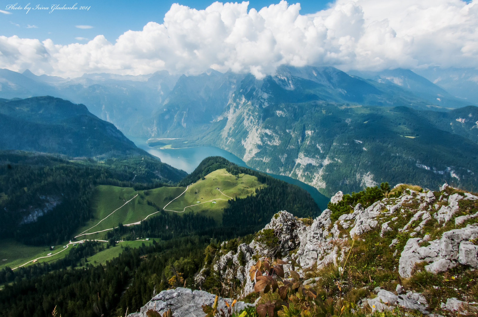 Blick auf Koenigsee