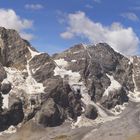 Blick auf Königsspitze und Ortler