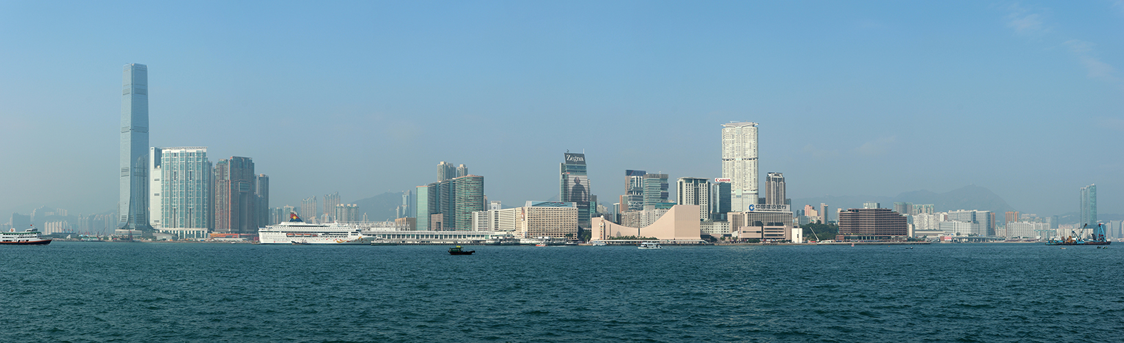 Blick auf Kowloon, Hongkong