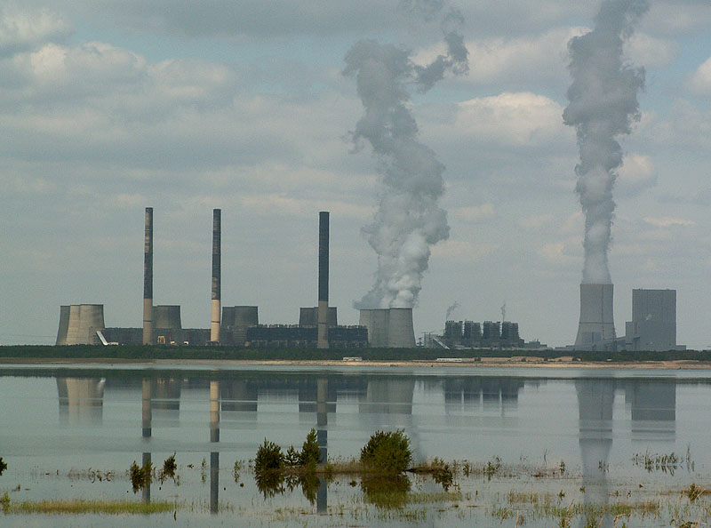 Blick auf Kraftwerk Boxberg