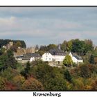 Blick auf Kronenburg in der Eifel