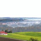 Blick auf Kronstorf im Herbst