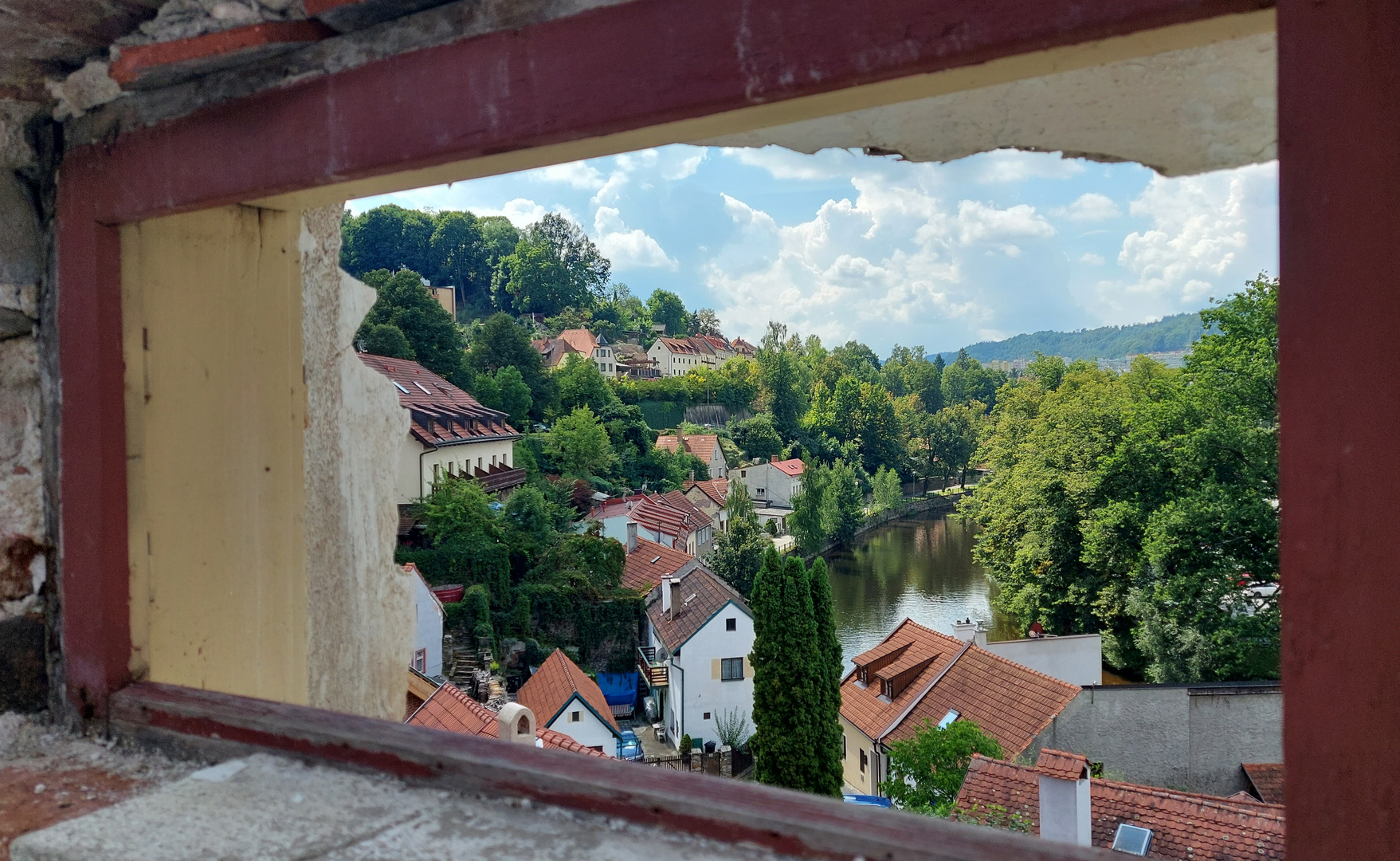 Blick auf Krumau