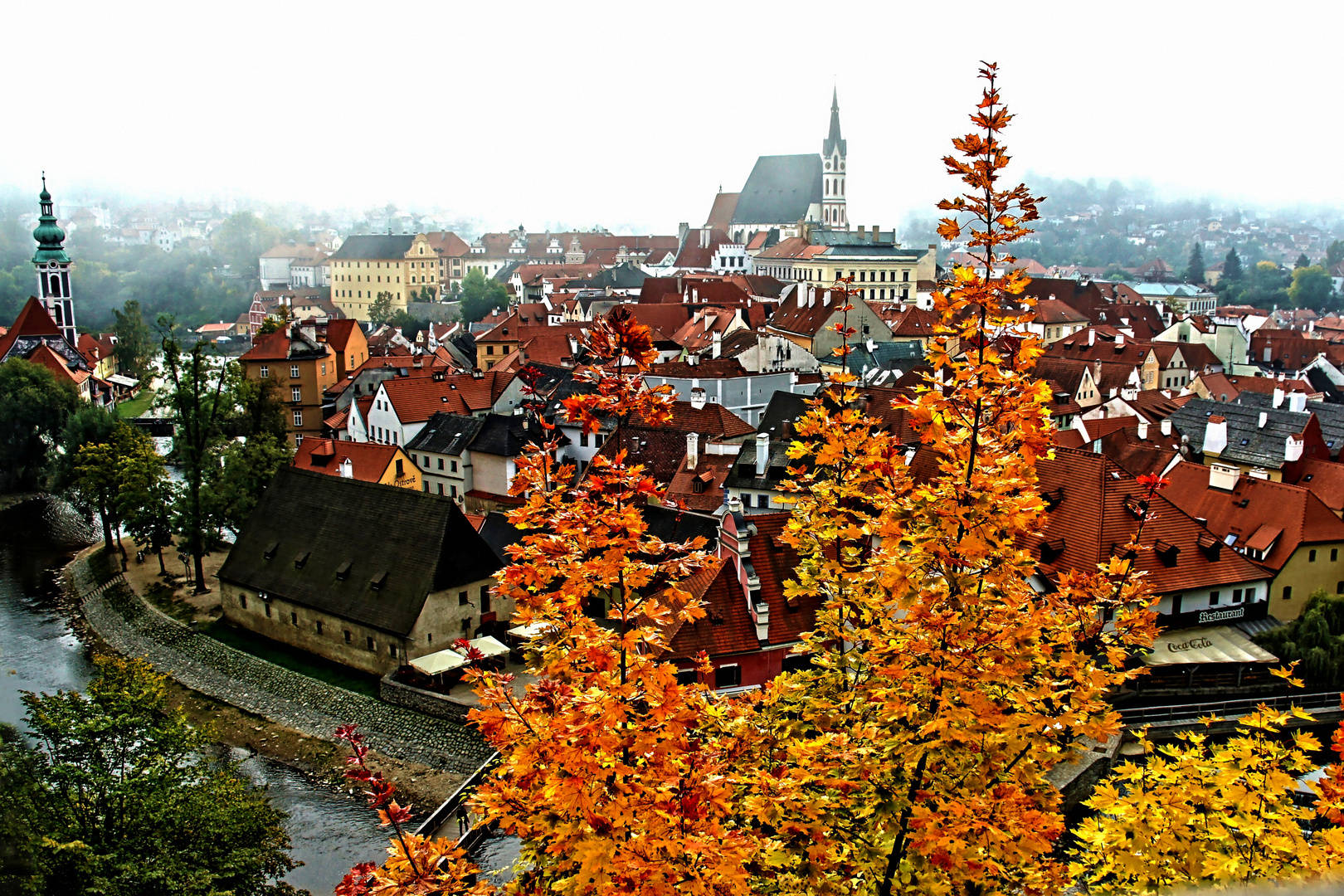 Blick auf Krumau