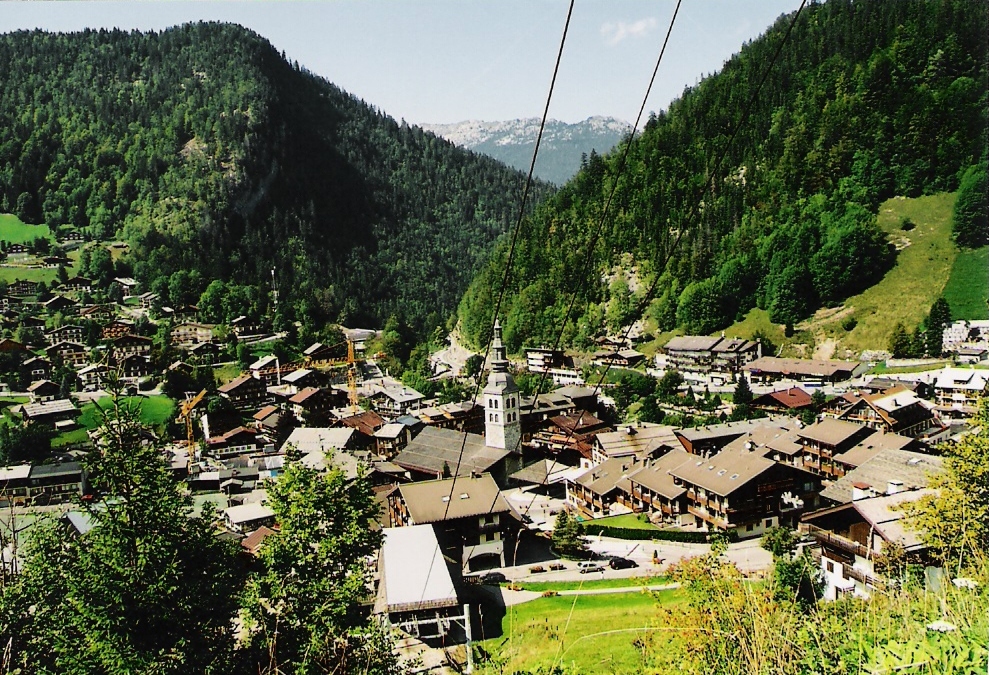 Blick auf La Clusaz