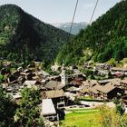 Blick auf La Clusaz