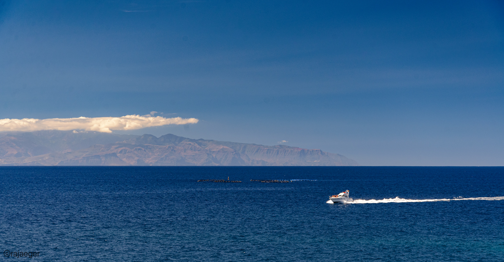 Blick auf La Gomera