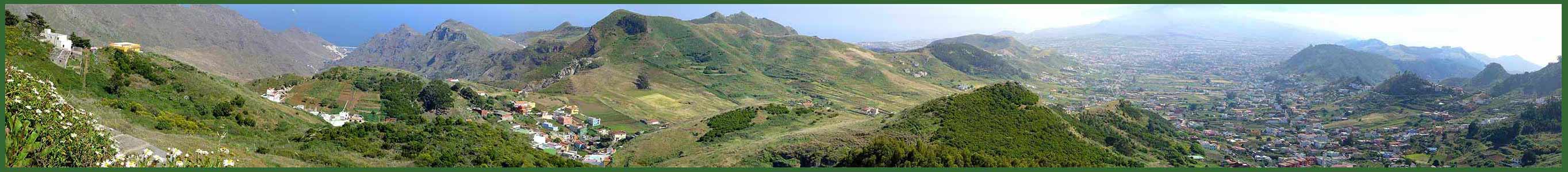 Blick auf La Laguna von einem Aussichtpunkt zwischen Cruz del Carmen und Las Mercedes