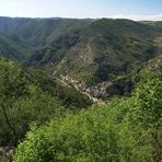 Blick auf La Malène,