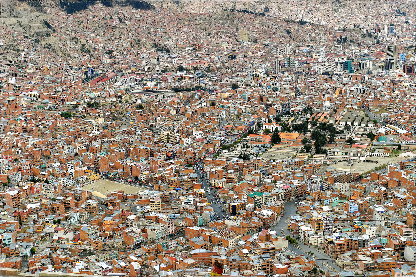 Blick auf La Paz (3200m)