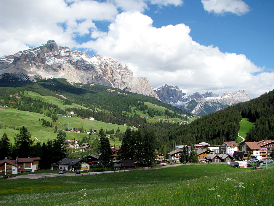 Blick auf La Villa - Stern -  Alta Badia