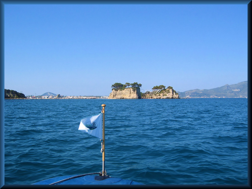 Blick auf Laganas, der Partystadt , Zakynthos Griechenland