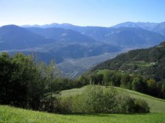 Blick auf Lana, Völan und das Ultental