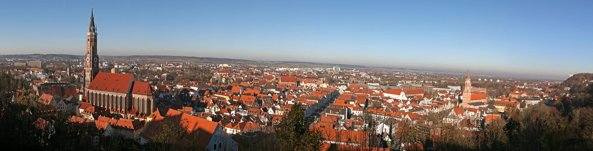 Blick auf Landshut