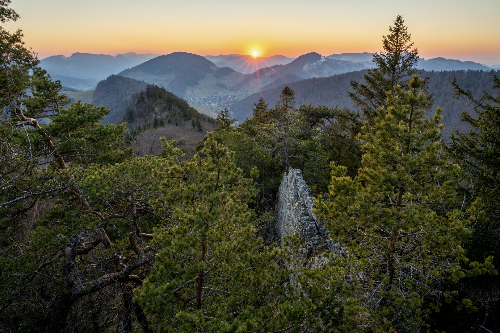 Blick auf Langenbruck, Baselland