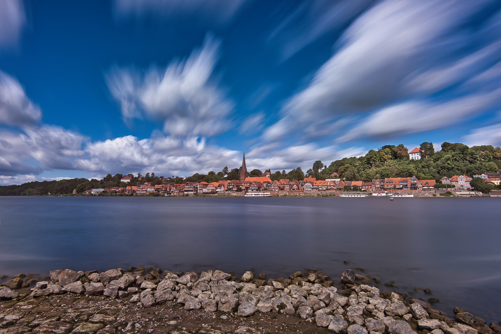 Blick auf Lauenburg