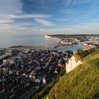 Blick auf Le Tréport und Mers-les-Bains