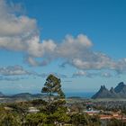 Blick auf Les Trois Mamelles, Mauritius