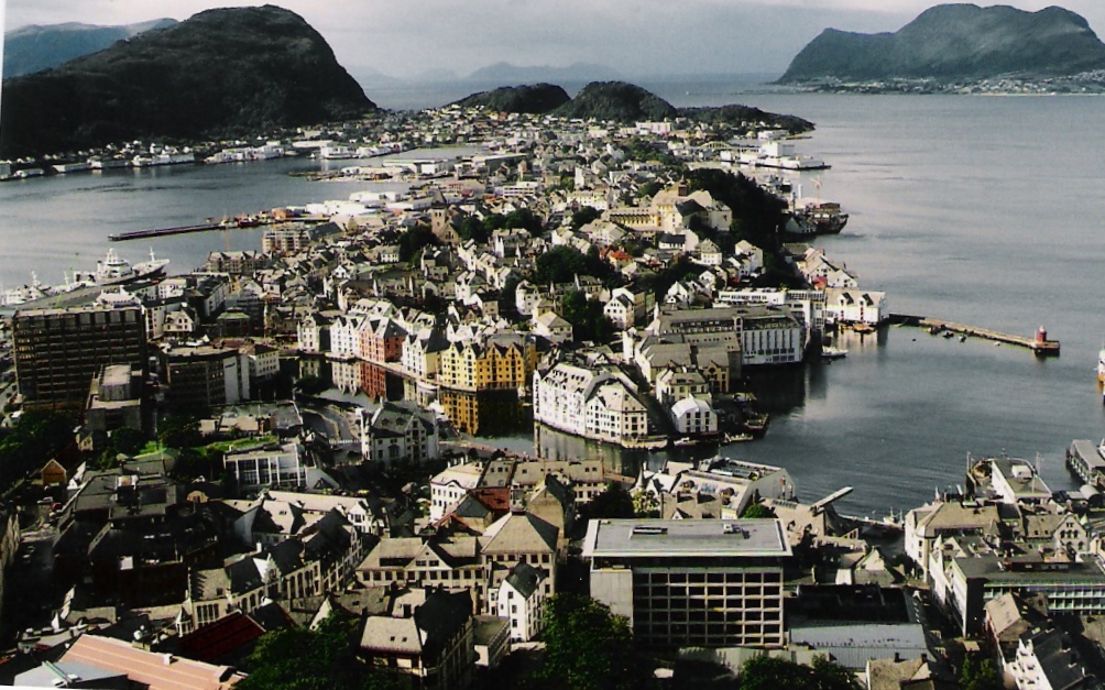 Blick auf Ålesund