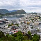 Blick auf Álesund/ Norwegen