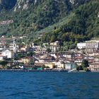 Blick auf Limone sul Garda vom Schiff aus