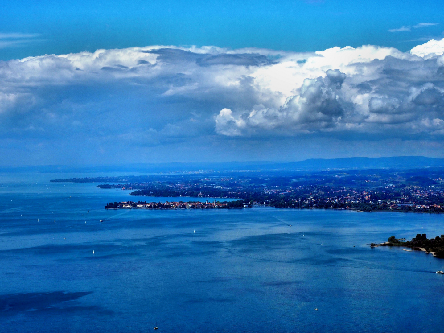 Blick auf Lindau im Bodensee