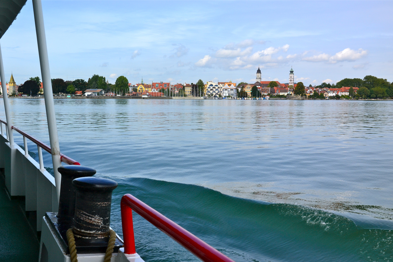 Blick auf Lindau vom "Dampfer"…