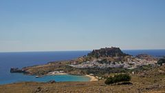 Blick auf Lindos